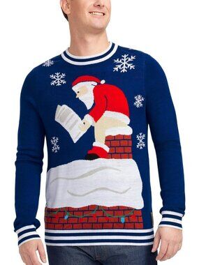 Funny Men's Ugly Christmas Sweater - Fun Holiday Pullover for Festive Cheer